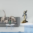 thumbnail image 2 of Estatua de , figuras de de cerámica, estatua de dama de resina, adorno tribal hecho a mano, artesanía africana, adecuada par, 2 of 8