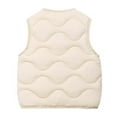 thumbnail image 4 of Little Girls Boys Puffer Vest Boys Vest Lightweight Water-Resistant Button Down Puffer Jacket Sleeveless Girls' Fashion 5-6 Years, 4 of 9