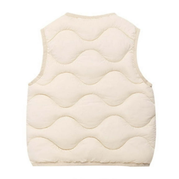 Girls Puffer Vest Kids Winter Vest Casual Lightweight Puffer Jacket Sleeveless Baby Winter Jacket for Little Girls 4-5 Years