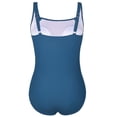 thumbnail image 5 of Firpearl Women's One Piece Swimsuits Vintage Tummy Control Bathing Suit Slimming Ruched Swimwear, 5 of 6