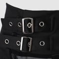 thumbnail image 4 of Gibobby pantalones cargo mujer Pantalones ajustados de malla negra para mujer de moda para mujer (Negro, S), 4 of 5