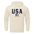thumbnail image 3 of Hooded Sports Tracksuit Unisex Running Outfits Long Sleeve Pullover Hoodies SweatshirtM, 3 of 4