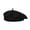 Black, variant on Elegant Stretchy Knit Beret Hats for Women Men Winter Fall Fashion Accessories