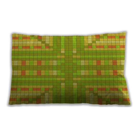 Ahgly Company Outdoor Rectangular Contemporary Lumbar Throw Pillow, 13 inch by 19 inch