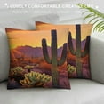 thumbnail image 3 of GOSMITH  Cactus Desert Sunsets Four Seasons Universal Pillow Cover Cushion Cover Sofa Fabric Cushion Cover Home Decoration, 3 of 5