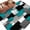 Blue, variant on Modern Green Grey Entryway Rug 2'x3' Non Slip Front Door Mats, Abstract Geometric Color Blocks Entrance Rugs Indoor Outdoor Carpet, Washable Floor Mats Small Area Rug for Bedroom Kitchen