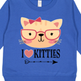 thumbnail image 3 of Inktastic Cat Lover I Love Kitties Toddler Sweatshirt, 3 of 4