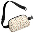 thumbnail image 3 of Beige Christmas Gingerbread Pattern Cute Fanny Packs for Women,Travel Waterproof Crossbody Fanny Bags Waist Purse for Women Anti Theft Adjustable Strap for Running Travel Cycling, 3 of 6