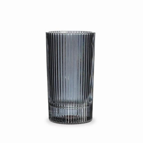 MDR Trading AB-27-CAPITAL-HB-GRY-Q01 5.5 in. 14 oz Vertical Optic Highball Glass - Gray