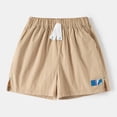 thumbnail image 2 of Gubotare Youth Shorts Boys Athletic Shorts Boys Shorts Basketball Kids Soccer Running Gym Shorts Active Sports Shorts 3T 4T (Khaki,3-4 Years), 2 of 8
