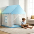 thumbnail image 4 of Shipiny This Gaming Tent Is Suitable For Both Indoor And Outdoor Use, Foldable Storage Design, Perfect For Playing Games, Relaxing, Reading, Sleeping And Private Space Creation, Blue, 4 of 6