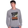 thumbnail image 5 of Fishing Weekend When Reel Fun Happens Long Sleeve TShirt Men Women Brisco Brands S, 5 of 6