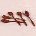 thumbnail image 4 of CNKOO 5PCS Lot Kitchen Wooden Spoon Bamboo Cooking Utensil Tool Soup Teaspoon Catering, 4 of 6