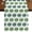 White, variant on Tropical Leaves Burlap Cotton Table Runner 13x48 Inches Long, Boho Green Palm Monstera Leaf Botanical Farmhouse Table Runners, Outdoor Dining Tablecloths Decor for Baby Shower/Party/Wedding