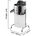 thumbnail image 6 of VEVOR Electric Bud Trimmer, 18'' Electric Leaf Trimmer Machine with 60W Adjustable Speed, Tillable Trimmer with Stainless-Steel Blades,Bud Leaf Trimmer Mesh Bag & Hand Pruner Included for Leaves,Bud, 6 of 9