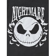 The Nightmare Before Christmas Boys Jack Bat Face T-Shirt, Sizes 4-16