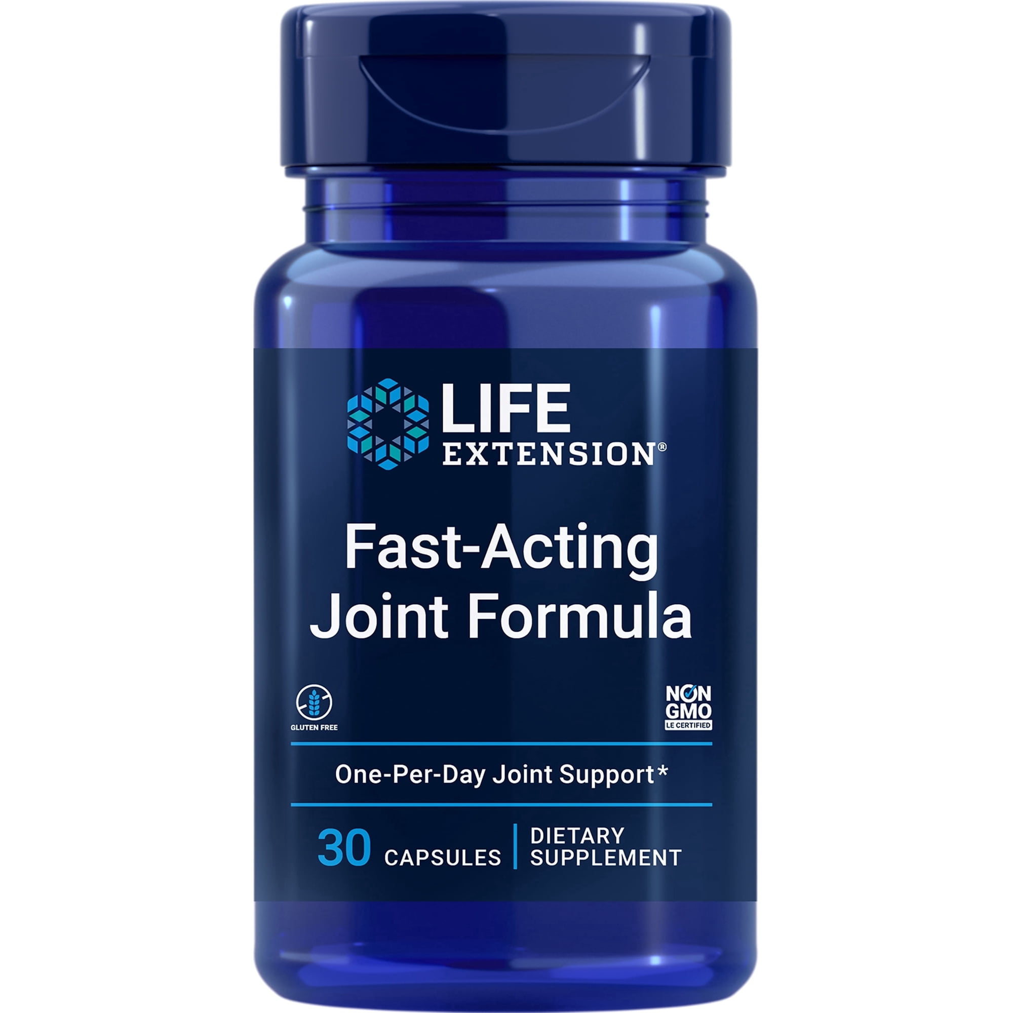 Life Extension Fast-Acting Joint Formula – Advanced Joint Health Support Supplement for Men & Women - Non-GMO, Gluten-Free - 30 Capsules