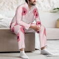 thumbnail image 7 of Zufioo Cute Pig Nose Mens Pajamas Set, Mens Long-Sleeved Pajama and Pajama Pants,Pajamas Para Hombres,Men's Sleepwear-XX-Large, 7 of 7