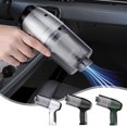 thumbnail image 1 of Aspiradora de coche inalámbrica de mano 6000Pa Succión 18min Tiempo de ejecución 4000mAh Batería recargable húmeda/seca para auto Home Pet Hair 3 en 1 portátil con accesorios Negro, 1 of 6