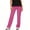 18# Hot Pink, variant on Cargo Scrub Pants Womens Loose Fit Stretch Medical Pants with Functional Pockets for Work Blue L