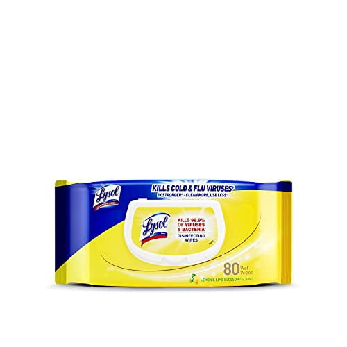 Lysol Handi-Pack Disinfecting Wipes, 80ct, Lemon & Lime Blossom