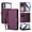 Dark Purple, variant on Magnetic Clasp Flip Stand Case for Samsung Galaxy S25 Edge 5G with Lanyard 5-Card Holder Butterfly Flower Multi-card Zipper Wallet Leather Phone Case,Dark Purple,For Galaxy S25 Edge 5G
