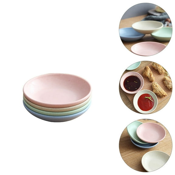 Milisten  12 Pcs Condiment Seasoning Dish Set Stable Dishes Personal Dipping Sauces