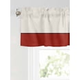 thumbnail image 6 of Valances for Windows Abstract Gemoetric Rod Pocket Cafe Window Treatments Valance Curtains for Kitchen Bathroom Laundry Basement Windows 42"x12", 6 of 9