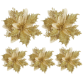 thumbnail image 1 of Pascua Artificial Con Purpurina 5 51 Pulgadas Uds. para Navidad (dorado), 1 of 2
