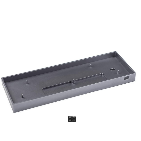 YMDK Anodizing Aluminum CNC Case for Anne Pro 2 (Titanium Gray)