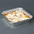 thumbnail image 6 of VeZee Disposable Aluminum 8" Square Cake Baking Pan - For Cooking, Heating, Storing, Meal Prep, Toaster Oven Roasting Pan: 100Ct, 6 of 6