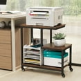 thumbnail image 2 of Patiojoy G-shaped Side Table 3-Tier Mobile End Table with Open Shelves Small Sofa Couch Side Table Coffee, 2 of 9
