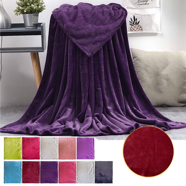 Jacenvly - Nuevas decoraciones de otoño para el hogar, toalla de baño de franela de 55 x 75 cm, manta de forro polar coral, manta de forro polar Farai, manta de franela lisa, manta de yoga, manta de