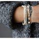 thumbnail image 4 of Xiao Hua Pulsera de cuentas apilables de estilo bohemio de 6 piezas, conjunto de pulsera elástica multicapa para mujer, joyería multicolor, 4 of 4