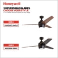 thumbnail image 4 of Ventilador de techo Honeywell Eamon Modern 132 cm con luz y control remoto, 4 of 9