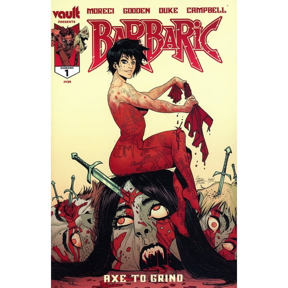 Barbaric: Axe to Grind #1A VF ; Vault Comic Book