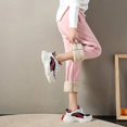 thumbnail image 4 of Mallas cálidas de lana para mujer, pantalones gruesos de talla grande, pantalones largos gruesos, Leggings casuales de Color sólido, moda de invierno, 4 of 4