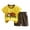 A010-Yellow, variant on NIEWTR Toddler Baby Boy Girls Golf Outfit Short Sleeve Golf Cart Polo T Shirts Top and Shorts Set 2Pcs Golf Theme Summer Clothes For 1t 2t 3t 4t 5t 6t (Blue,9-18 Months)