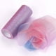 thumbnail image 1 of Rollo de cinta de tela de tul con lentejuelas degradadas de arcoíris de 9,1 m para decoración para fiesta de boda, tutú, falda, lazo, regalo de Navidad, Color oscuro, 1 of 5