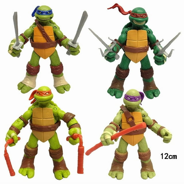 Anime 2014 Figure Mikey Action Figures Collection Movable Leonardo Da Vinci Figures Model Toys