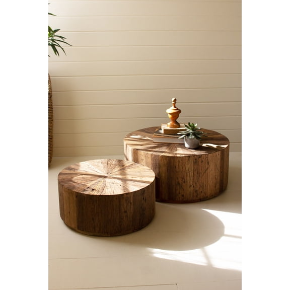 Kalalou Recycled Whitewashed Wood Console