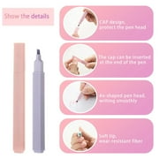 Gel pens 12pcs Highlighters Aesthetic Pastel Highlighter&SINGLE DOUBLE HEADED SUIT Set With Soft Pen Tip Highlighters And Pens No (Multicolor) 1ml