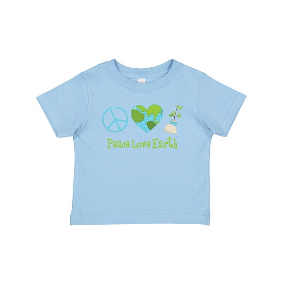 Inktastic Peace Love Earth Girls Baby T-Shirt