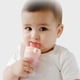thumbnail image 4 of 3 in 1 Baby Feeding Bottle 3pcs Soft Nipple Portable Elastic Silicone Teething Feeding Bottle Light Orange, 4 of 4