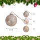 thumbnail image 3 of Adornos navideños de bolas Vmvidoty - Juego de 9 piezas, varios estilos para árboles de Navidad y otras decoraciones para fiestas. Ofertas de acceso anticipado., 3 of 8