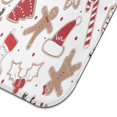 thumbnail image 5 of White Christmas Cookie Pattern Dish Drying Mat for Kitchen 1 Pack, Ultra Absorbent Microfiber Dishes Drainer Mats,16x18in(41x46cm), 5 of 6
