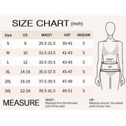 OCEAN BLUES Women’s High Waisted Swimming Causal Beach Board Shorts with Pockets