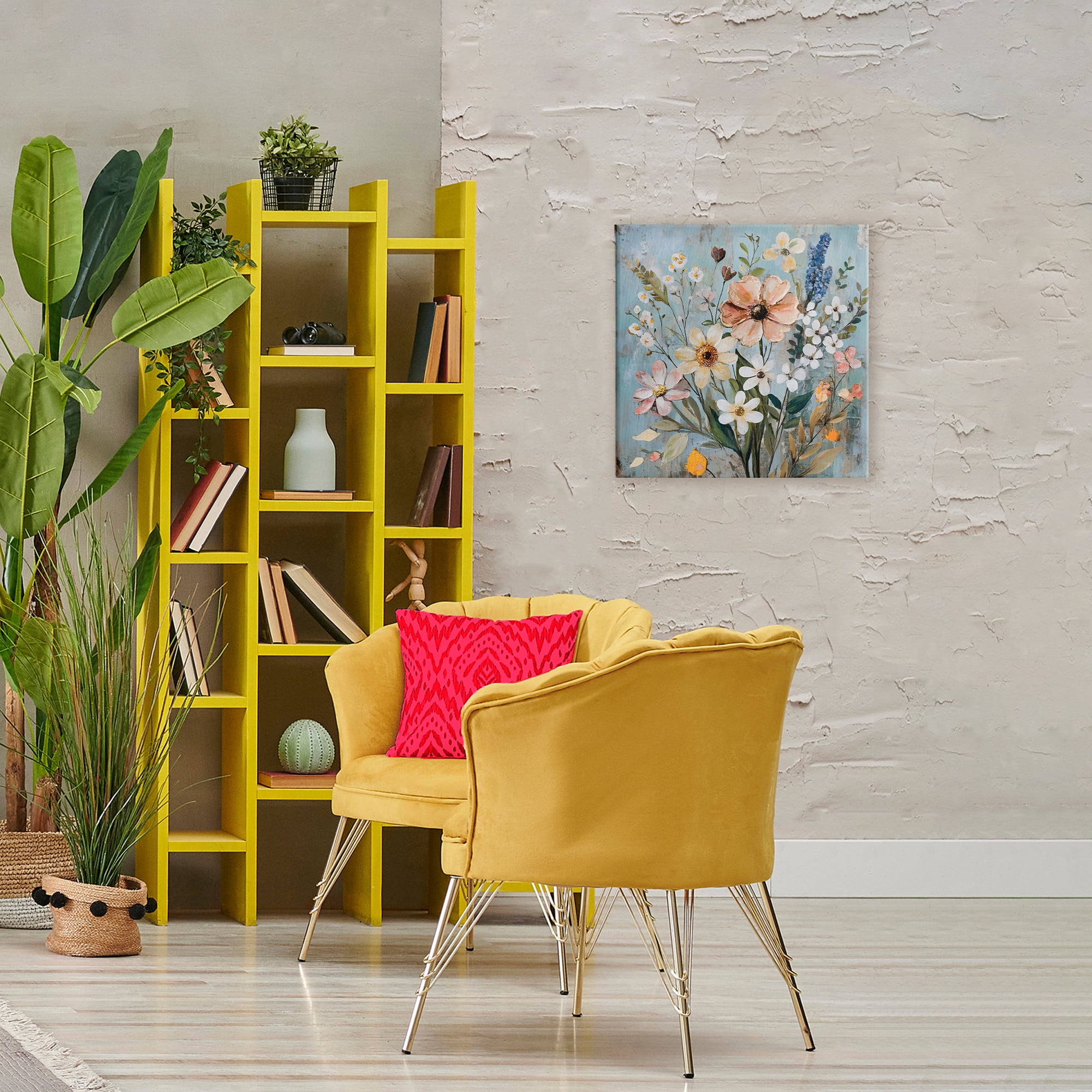 Stupell Industries Wildflower Mix Spring Bouquet Canvas Wall Art, design by Creative Studio