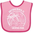 thumbnail image 3 of Inktastic Summer Vacation Mode Daytona Beach Florida Boys or Girls Baby Bib, 3 of 4