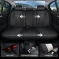 thumbnail image 4 of Car Seat Covers Full Set Custom Fit for Suzuki Jimny 2019-2026 - Premium Faux Leather Auto Protectors with Waterproof, Breathable, Anti-Slip Car Seat Protectors (Black,Full Set), 4 of 8